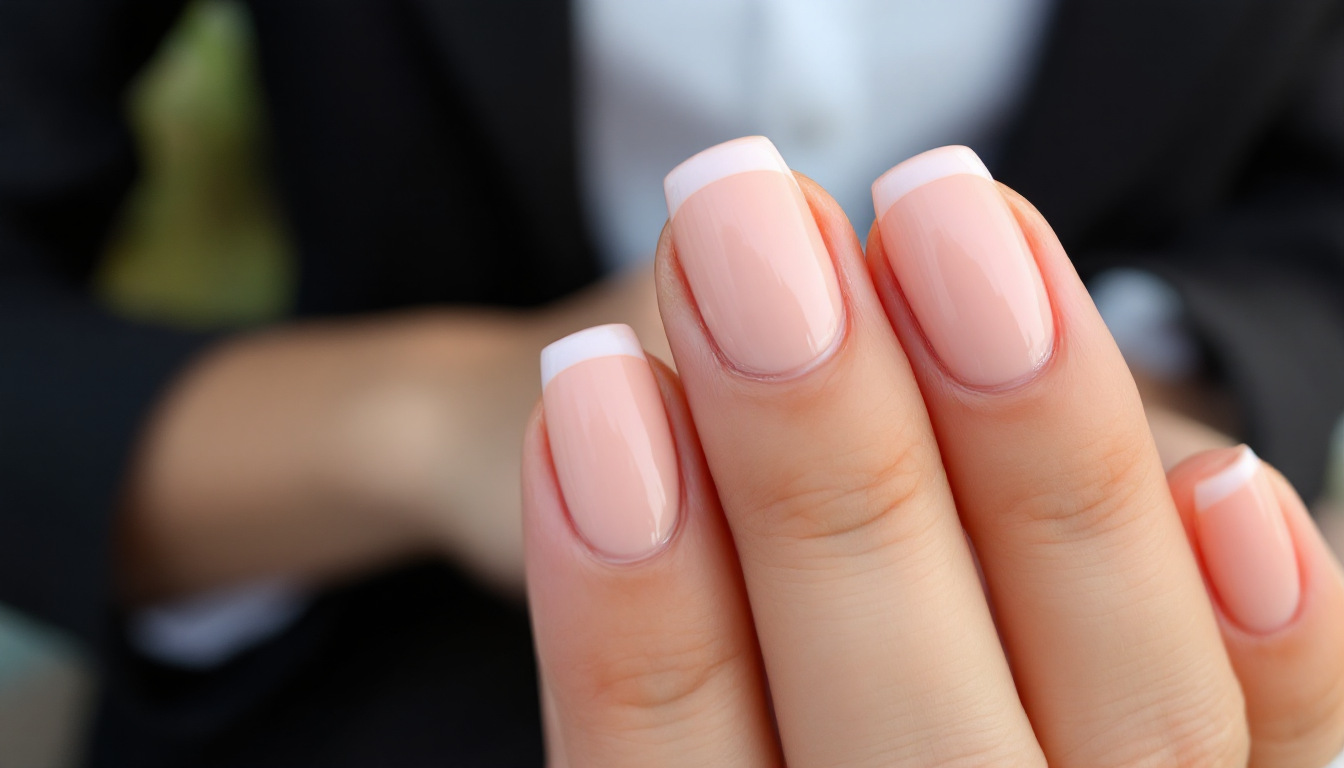 직장인 여성을 위한 단정하고 실용적인 젤 네일 디자인